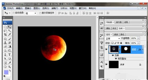 QQ截图20180425113603.png 巧用photoshop打造红月亮的具体方法