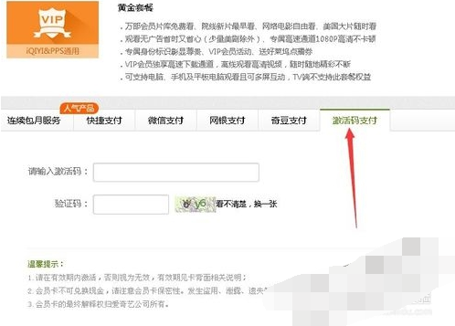 11.png 轻松使用爱奇艺激活码的操作教程
